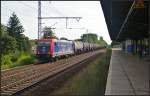 InfraLeuna 482 037 am 16.06.2014 mit einem Kesselwagen-Zug durch Panketal-Röntgental