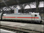 DB Fernverkehr 146 576 stand am 20.03.2023 mit einem Dosto-IC im Leipziger Hauptbahnhof (91 80 6146 576-4 D-DB)
