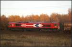 HGK DE 669 / 266 069-4 kam am 14.11.2012 mit einem Kesselwagen-Zug durch die Berliner Wuhlheide