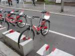 Call a Bike, ungefedert mit Nabenschaltung. Beim schnellen Fahren muss ...