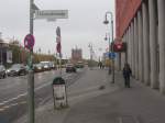 Hier wurde der Fahrradstreifen ...  Thomas Wendt 30.10.2012