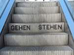 Links gehen, rechts stehen ...  Thomas Wendt 29.04.2013