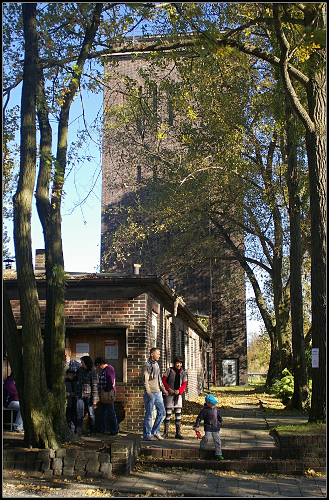 Eingangsbereich des ehemaligen Betriebswerks (gesehen Bw-Fest Lutherstadt Wittenberg 10.10.2010)