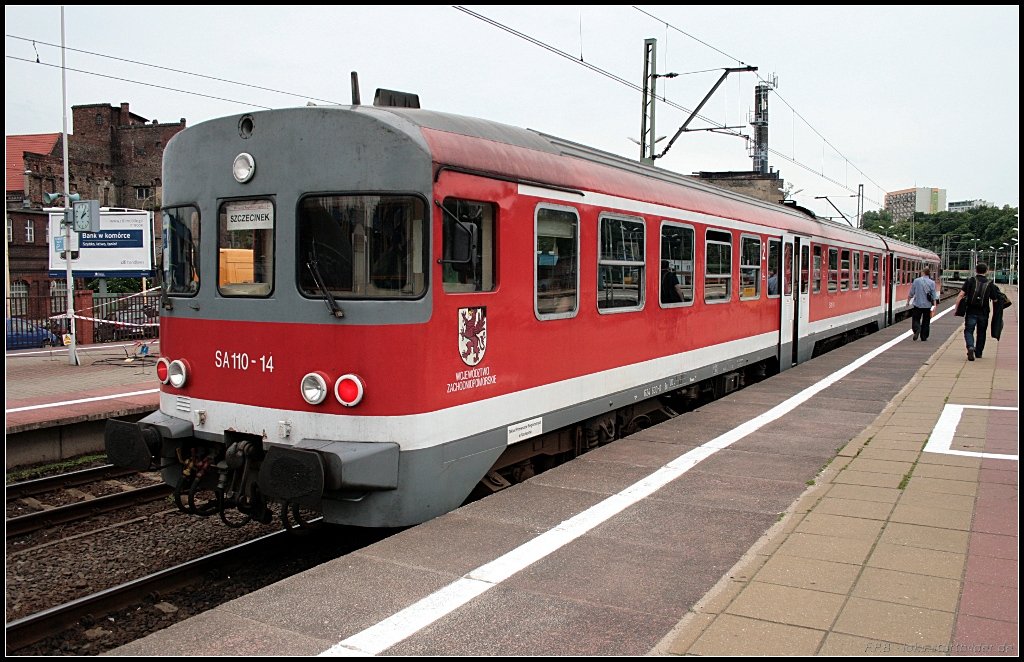 SA110-14 steht bereit fr die Fahrt nach Szczecinek (ex DB 624 630-0 Bn. gesehen Szczecin Glowny 12.06.2010)