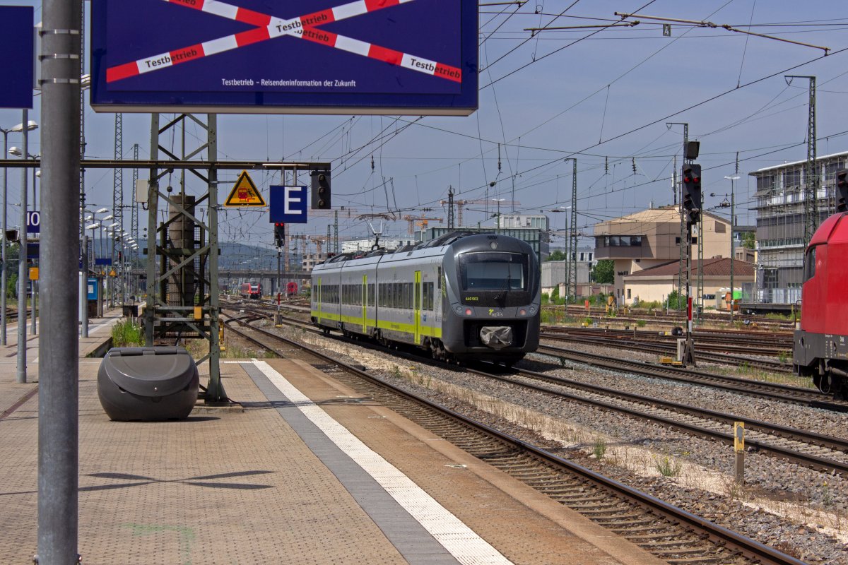 440 403 rangiert am 26.06. in Regensburg.