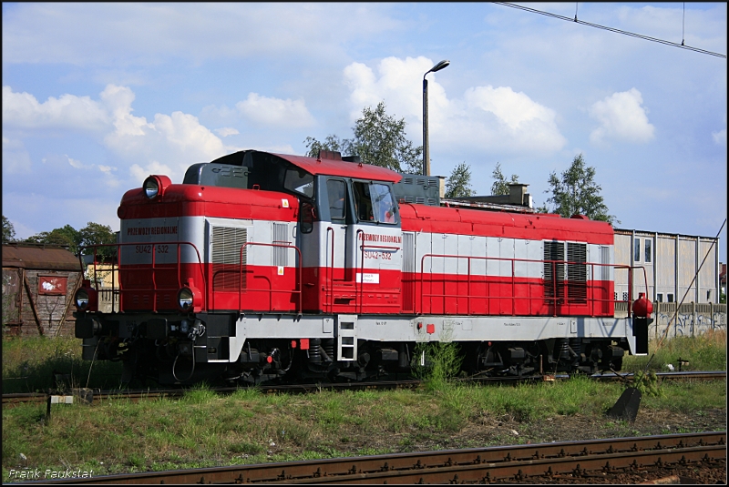 PPR SU42-532 fhrt zur Abstellung ins obere Bw (Kostrzyn, 06.08.2009)