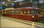 VT 95 9396 mit Beiwagen VB 142 307 und der nicht geplanten Sonderfahrt SZ 92204 vom Südkreuz nach Basdorf am 11.09.2011 in Berlin Gesundbrunnen (REV BEF Bas 01.04.08, Berliner Eisenbahnfreunde Bw Basdorf, NVR-Nummer 95 80 0 795 396-0 D-BEF)