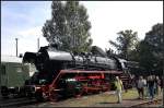 Beim 5. Berliner Eisenbahnfest war auch wieder 41 1185-2 der BSW-Gruppe Traditionsgemeinschaft Bw Halle P e.V.  wieder anwesend (gesehen Berlin Bw Schneweide 09.09.2012)