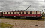 DR 195 603-6 Bwiq war am 09.09.2017 beim Familienfest der Magdeburger Eisenbahnfreunde e.V. zu sehen. Leider hatte auch der Steuerwagen etliche Vandalismusschden aufzuweisen