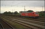 DB Schenker 185 285-4 mit Schrott am 09.09.2011 in Magdeburg-Eichenweiler