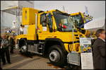 InnoTrans 2016 in Berlin: Auch Zagro präsentierte auf Basis der Weltneuheit Unimog U 423 ein Rangierfahrzeug vor.