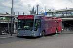 In einem ausrangierten Citaro der KVB ist ein Beratungszentrum fr junge Menschen im Klner Bahnhofsmillieu eingerichtet.