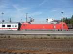 101 099 verlsst mit einem Intercity nach Nordeich Gelsenkirchen.