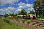 Am Wochenende f�hrt die Linie S46 aus Richtung K�nigs Wusterhausen kommend nur bis Tempelhof und es sind Dreiviertel- statt Vollz�ge unterwegs.