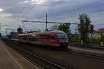 Als Arriva die Prager ESKO-Linie S49 bediente kamen neben ex-DB 628 auch angemietete Triebwagen der Baureihe 642 zum Einsatz, so wie hier 642 217 der Erzgebirgsbahn aus Chemnitz.