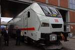 105 019 ist eine Vertreterin der von Talgo f�r den Betrieb der ICE L-Zuggarnituren der DB hergestellten Mehrsystemlokomotiven.
