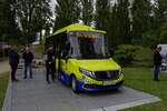 Mercedes-Benz bietet f�r die Sprinter-Kleinbusse keinen eigenen Elektroantrieb an, allerdings k�nnen andere Firmen das Fahrgestell als Basis f�r eigene Aufbauten nutzen.