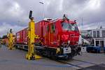 Von der Firma Windhoff in Rheine stammen diese Fahrzeuge f�r den Einsatz in Rettungsz�gen, die die Schweizer SBB beschafft.