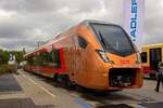 F�r den Voralpenexpress und weitere Fernverkehrsz�ge beschafft die Schweizer Privatbahn SOB FLIRT 3-Triebz�ge, die mit einer neu gestalteten Front ausgestattet werden.