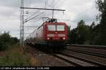 DB 143 080-0 mit einem Regional-Express (DB Regio AG - RL Nordost Rostock, ZWS/ZDS/FMZ/TAV+GPS; gesichtet Berlin Wuhlheide, 23.08.2008)