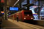 DB Fernverkehr 101 116-2 mit EC 177 nach Wien Südbahnhof in Berlin Hauptbahnhof tief, 01.07.2009