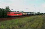 RAILION Logistics 155 150-6 und Kesselwagen Richtung Biesdorfer Kreuz (Berlin Wuhlheide, 21.07.2009)
<br><br>
Update: 12.08.2013 z; 09/2014 in Rostock-Seehafen z; ++ 10.09.2015 Opladen (Bender)