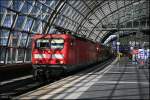 DB Regio 143 174-1 mit RE7 nach Wünsdorf-Waldstadt (gesichtet Berlin Hauptbahnhof, 08.08.2009)    Update: ++ 18.03.2017 bei Fa.