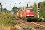 DB 233 478-7 (ex 232 478-8, 9280 1 233 478-7 D-DB) mit Habins-Wagen Richtung Karower Kreuz (Berlin Karow, 13.08.2009)