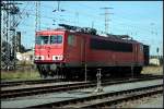 DB 155 063-1 in der Pause (Falkenberg/Elster 19.09.2009)