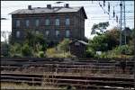 W4b war ein Weichwrterhuschen Eingangs des Rangierbahnhofs (Falkenberg/Elster 19.09.2009)