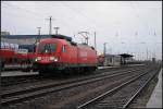 DB Regio 182 005-9 auf Rangierfahrt in Cottbus am 28.12.2009