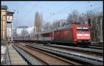 DB 101 125-3 mit IC 2078 Dresden-Gesundbrunnen auf dem Weg nach Rummelsburg (Berlin Greifswalder Strae 18.03.2010)