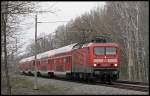 DB Regio 114 004 mit dem RE1 nach Frankfurt/Oder (Erkner 06.04.2010)