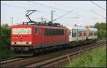 DB Schenker 155 249-6 bringt neue MarriedPair-Wagenkästen von/nach Hennigsdorf(?) (gesehen Lehrte-Ahlten b. Hannover 24.06.2010)