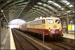 TRI E 10 1309 / 113 309-9 mit dem Sonderzug D 51 aus B.-Grunewald in Berlin Ostbahnhof, 14.02.2016