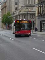 Solaris Urbino Nr. 8139 wird auf der Linie 785 in Kürze die Heinrich-Heine-Allee erreichen.