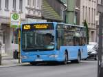 Wagen 0954 der Wuppertaler Stadtwerke (WSWmobil), ein Mercedes Benz Citaro K, hier am 21.11.2009 in Wuppertal-Sonnborn. Linie 629 -> W-Ntzenberg