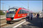 Als Shuttle zum Bw-Gelnde stand DB 642 174 zur Verfgung (gesehen Bw-Fest Lutherstadt Wittenberg 10.10.2010)