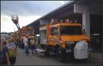 Havarie-Fahrzeug der ViP vom Typ Mercedes Unimog 1250L (gesehen Tag der offenen Tr ViP-Betriebshof Potsdam 17.09.2011)