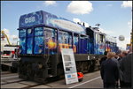 InnoTrans 2016 in Berlin: Von der neuen ÖBB-Baureihe 1063 von TechSol GmbH ein Bild zu machen war nicht ganz so einfach.