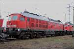 DB 233 462-1 auf einem Gleis am Rande des Rbf (ex 232 462-2, Cottbus 28.12.2009 - Update: In Espenhain abgestellt)